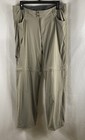 Columbia Women's Tan Omni-Shield Stretch Convertible Hiking Cargo Pants Sz 14 — photo 1