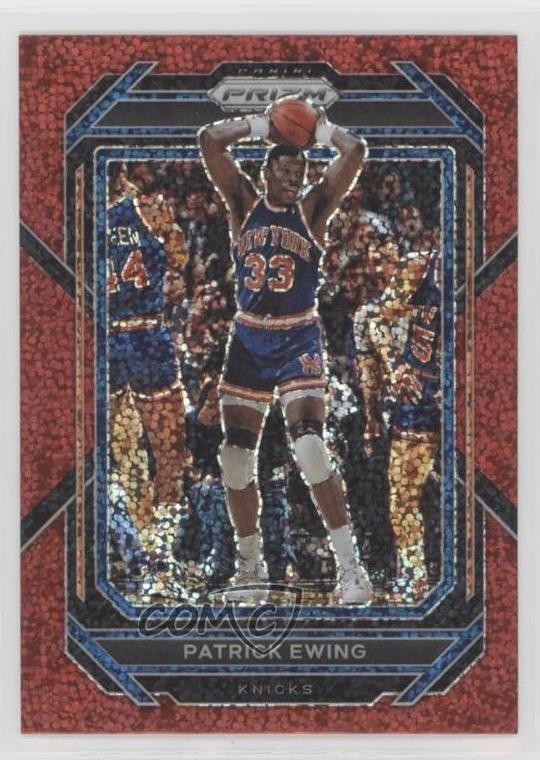 2022-23 Panini Prizm Red Sparkle Prizm Patrick Ewing #275 HOF 1t6s