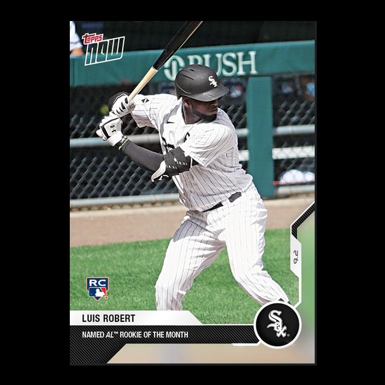 Luis Robert - 2020 MLB Topps Now Card 204 - Print Run: 4,577 Chicago White Sox