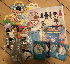 McDonald's Ty Teenie Beanie Babies X 9 from 1990s - Mostly Sealed Plus Extras