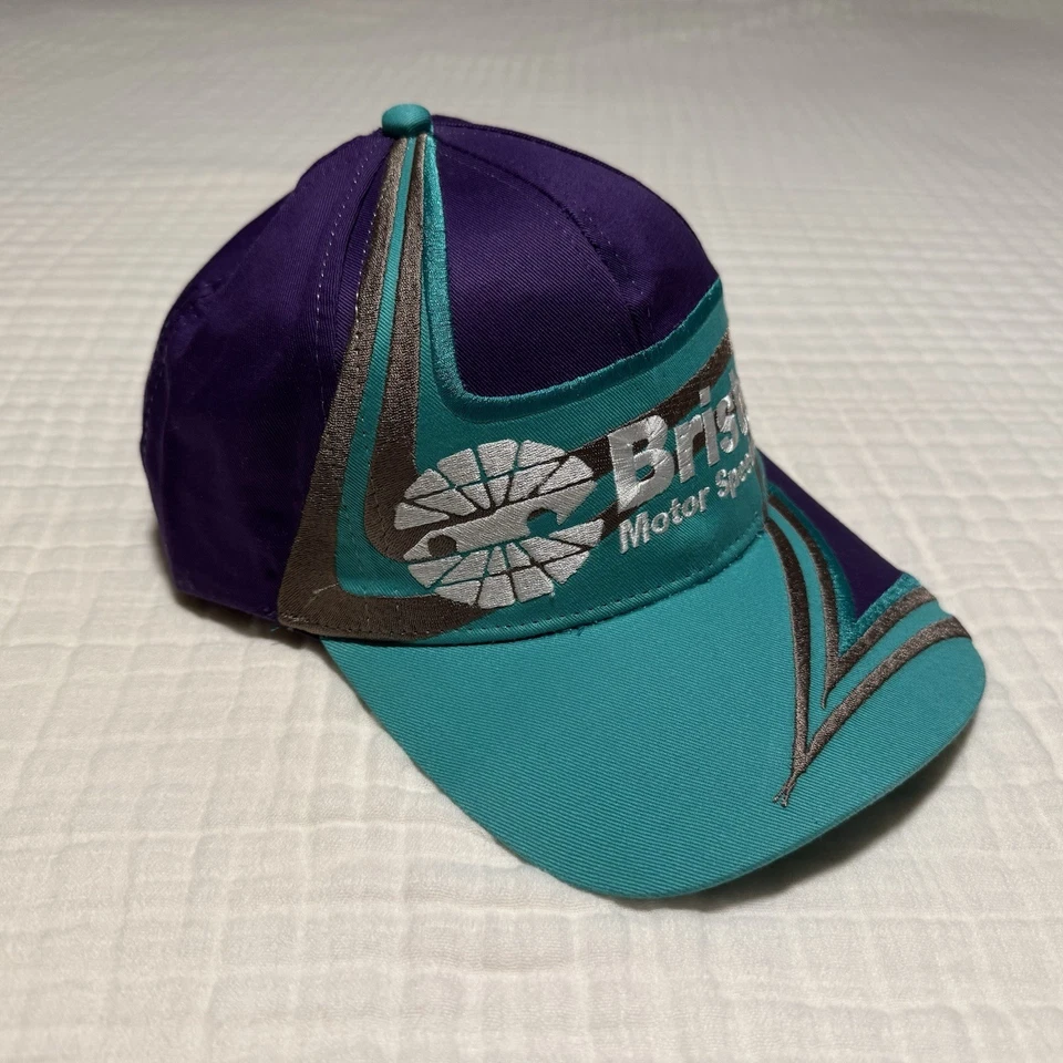 VINTAGE NASCAR Bristol Motor Speedway Purple/Teal Chase Authentics Cap/Hat - Image 2 of 4