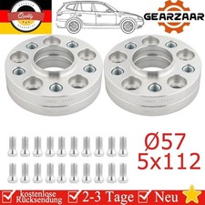 Für VW Golf Seat Spurplatten Spurverbreiterung Ø57 5x112 4x20mm Distanzscheibe