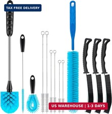 13 Pcs Bottle Brush Cleaning Set Long Handle Bottle Cleaner for Washing Narrow