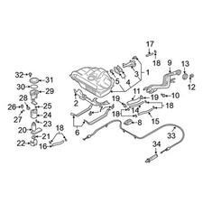For Nissan Sentra 2000-2002 Nissan 170494M400 Fuel Filter Seal