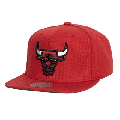 Chicago Bulls NBA Mitchell & Ness Conference Patch Snapback