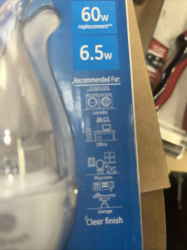 2 PK Ge Refresh Led Energetic Daylight Bulbs Dimmable 6.5 Watts Puts Out 60 Watt - Image 4 of 4