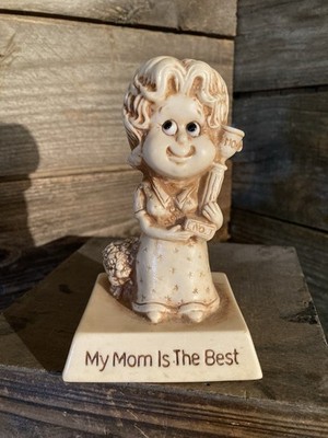 Vintage 1976 Russ Berrie & Co. Mothers Day My Mom Is The Best #9233 5 1/2''
