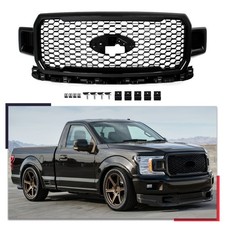 Agate Black Front Bumper Grille Grill Assembly Fit For 2018-2020 Ford F-150 F150 Agate Black Front Bumper Grille Grill Assembly Fit For 2018-2020 Ford F-150 F150