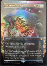 Supreme Verdict Borderless Commander Teenage Mutant Ninja Turtles Foil Supreme Verdict Borderless Commander Teenage Mutant Ninja Turtles Foil