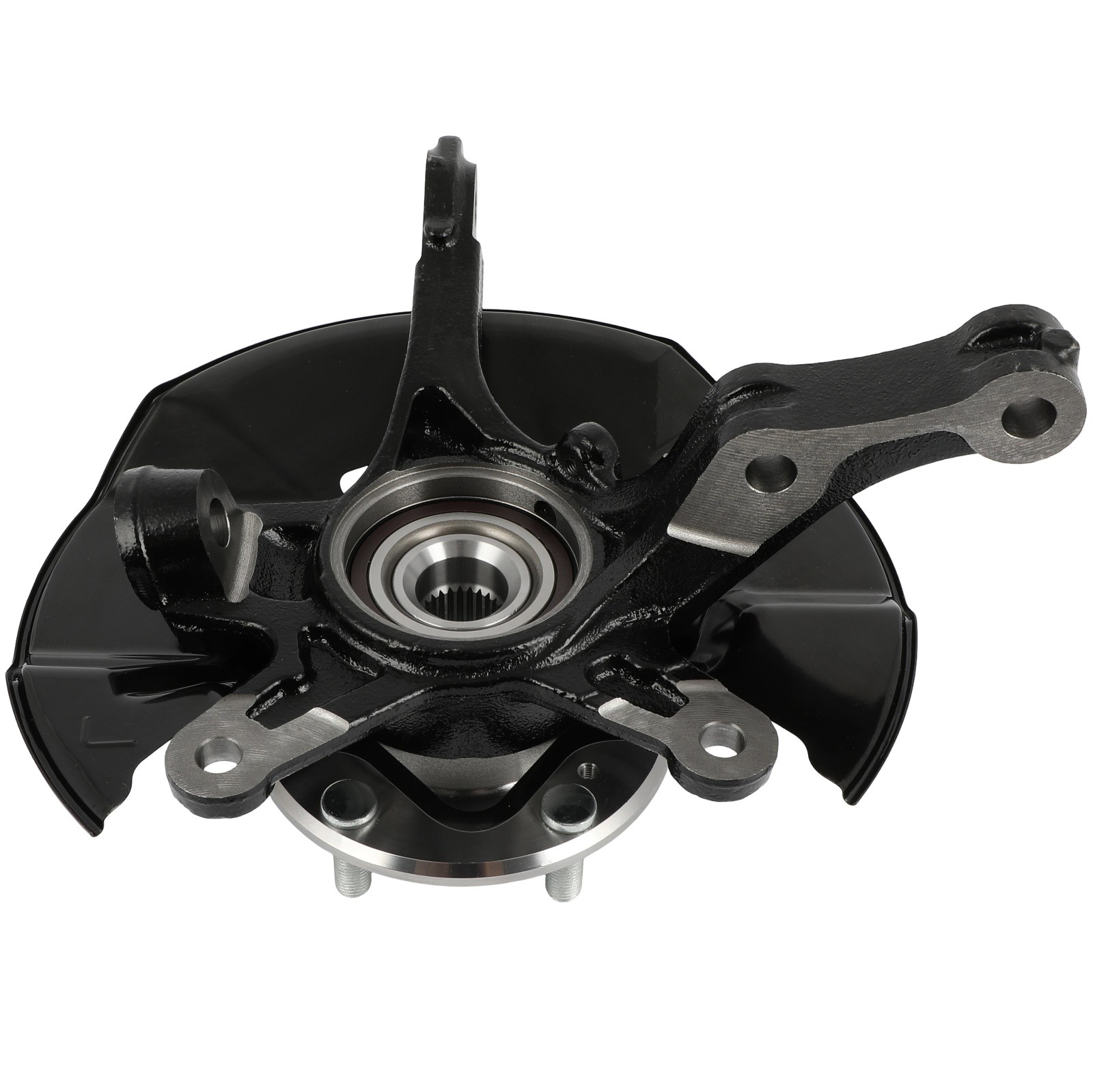 2 Front Wheel Hub Bearing Steering Knuckle For Honda Civic 2013-2015 1.5L 1.8L