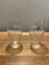 X2 Guiness Pint Glasses