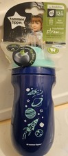 TOMMEE TIPPEE Insulated Straw SIPPY CUP-9 OZ-Toddler 12 Month-BLUE- BPA FREE