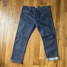 Unbranded UB201 Selvedge Tapered Indigo Men’s Jeans Denim 36 X 29 14.5oz