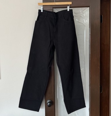 Los Angeles Apparel 14oz Loose WIDE LEG DENIM PANTS 34 X 30 Made In USA RDNM410