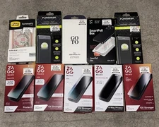 (QTY 42 Items) screen Protectors and more Phone Accessories thumbnail 2