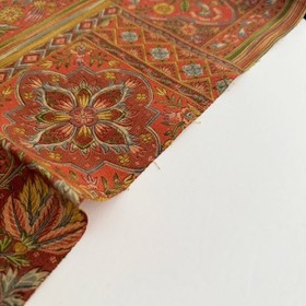 Spice Caravan #C 6.5x58 Vintage Silk Japanese Pongee Kimono Fabric TK24