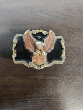 Live And Ride Motorcycles Belt Buckle 1984 Missing Back Piece 