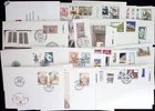 /// PORTUGAL, SWEDEN, GERMANY 1982 - 54 ETB, FDC, POSTCARD, COVER - CEPT