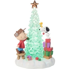 Precious Moments 251714 Friends Light Up The Season Peanuts Lighted Figurine