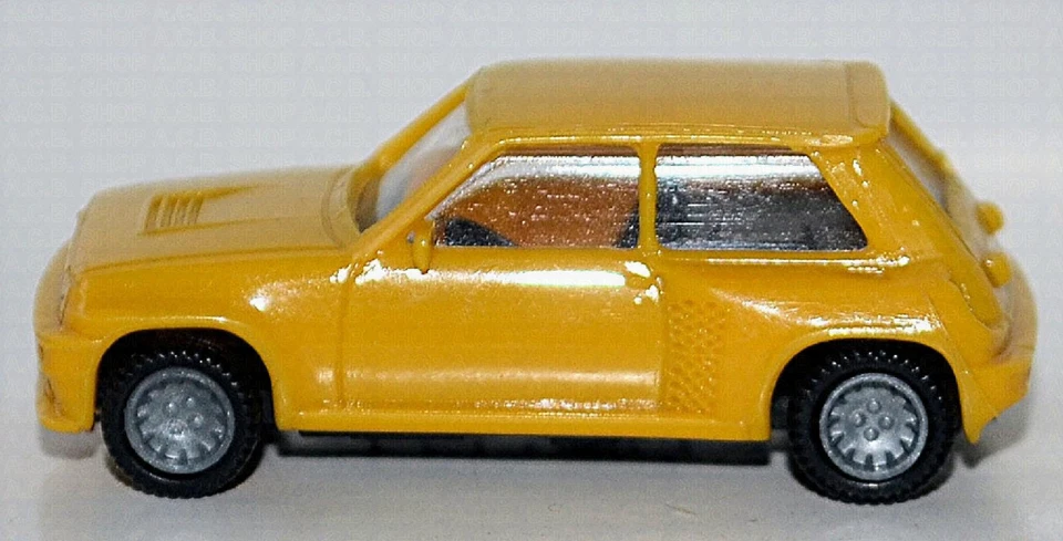 Renault 5 Turbo 1980-82 Sportiva Limousine Gialla 1:87 Miber 1121 - Immagine 4 di 4