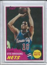 Otis Birdsong 1981-82 Topps Basketball Card #17-Kansas City Kings