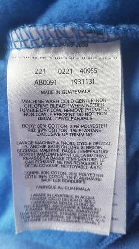NWT COLUMBIA PFG triangle boys fleece hoodie blue lime green Medium M - Picture 9 of 9