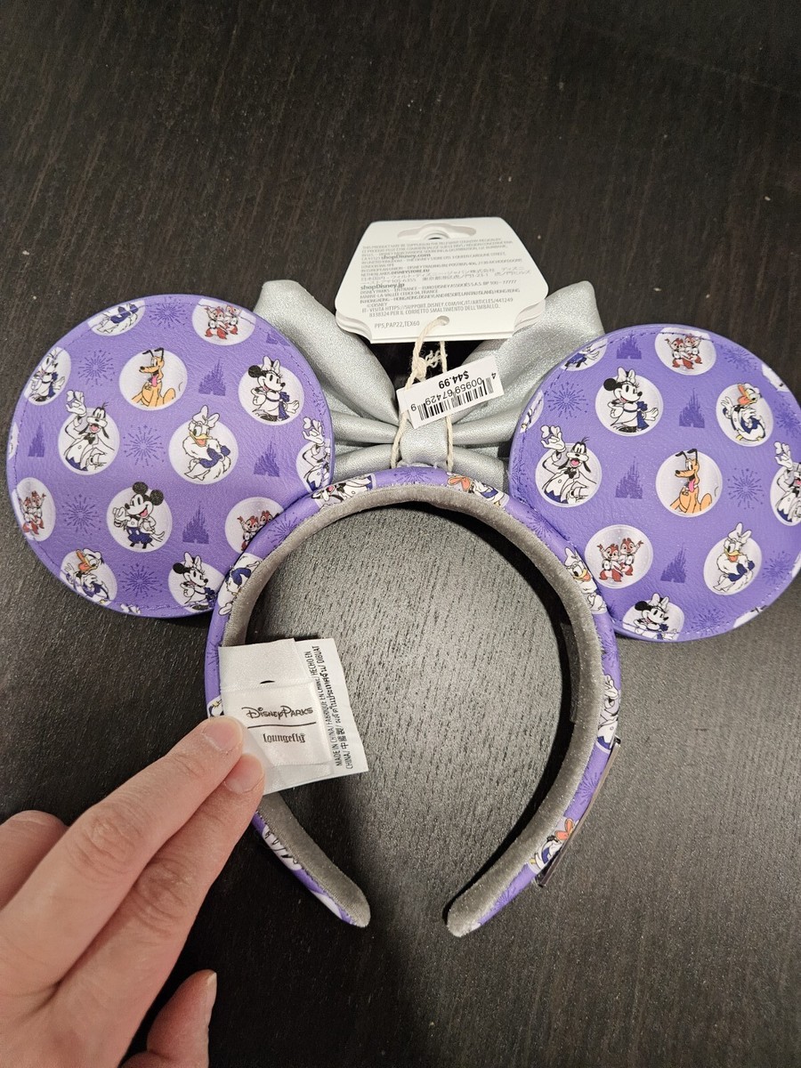 NWT DISNEY PARKS LOUNGEFLY 100 Years Minnie Mouse Ears  display picture 3