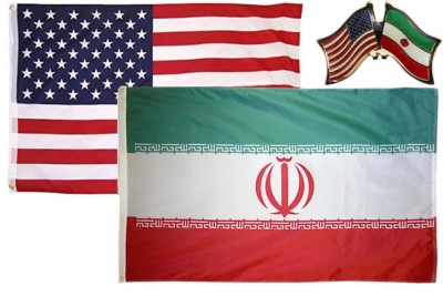  Wholesale Combo USA & Iran Country 3x5 3 x5  Flag & Friendship Lapel Pin