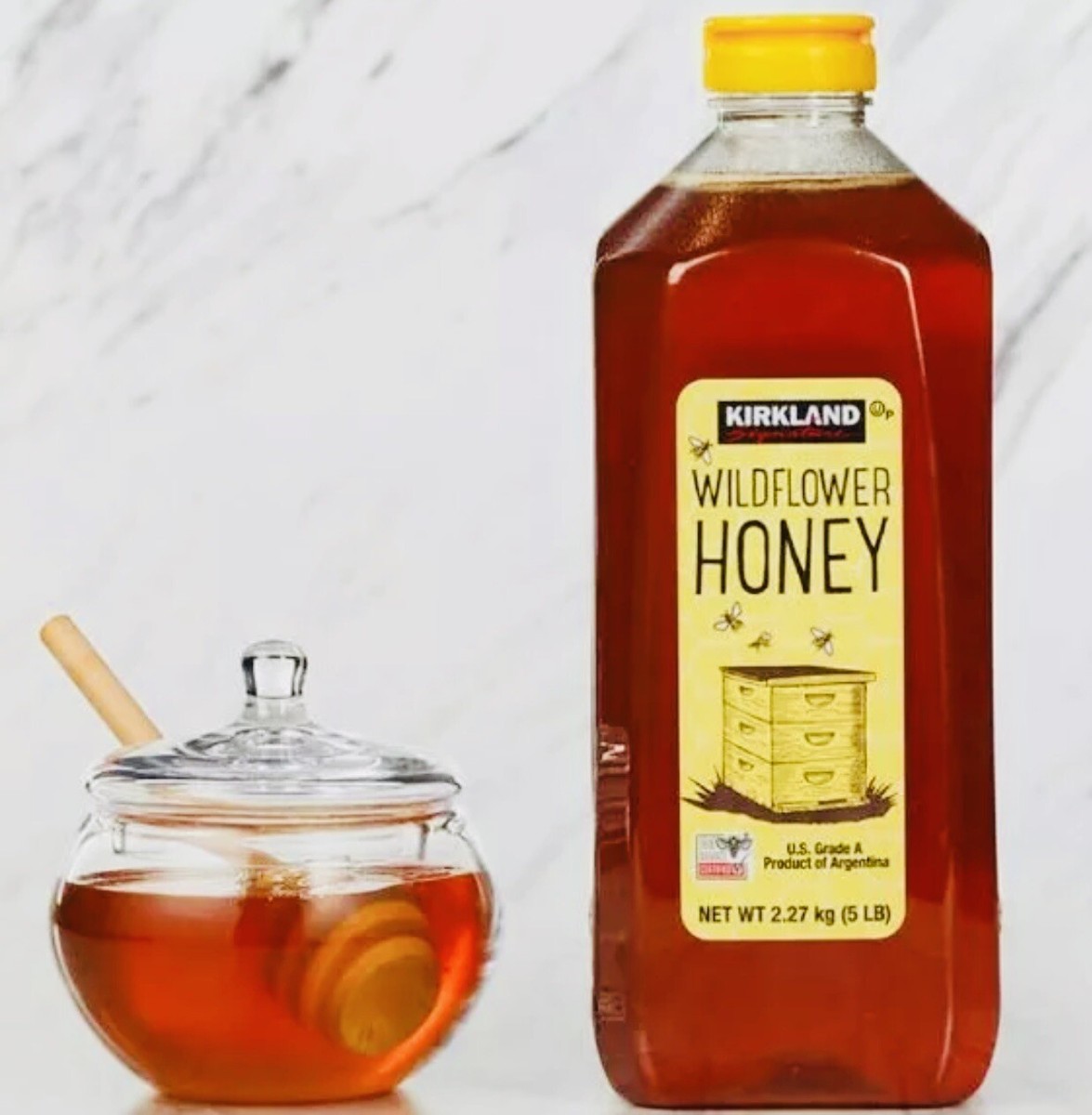 【10本】KIRKLAND HONEY MIEL costco Kirkland Signature Wild Flower Honey, 5 lbs | Costco