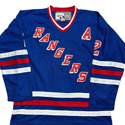 New York Rangers Brian Leetch 75th Aniversary Jersey NHL Vintage
