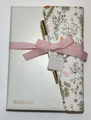 Eccolo BLESSED Religious Christian Journal & Pen Set Notebook with Bookmark