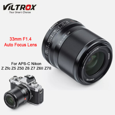 VILTROX 33mm F1.4 XF STM Auto Focus APS-C Compact Prime Lens For APS-C Nikon
