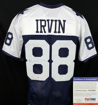 michael irvin signed jersey