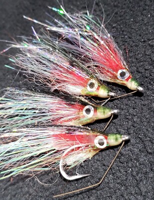 ALF ANCHOVY MINNOW SIZE 6 SALTWATER FLIES FRONTIER FLY COMPANY