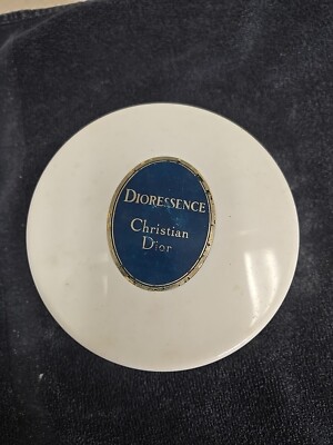 Vintage Dioressence Christian Dior Dusting Powder Container 8oz