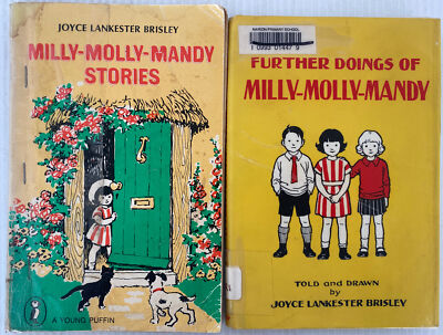 Milly-Molly-Mandy Set Of 2 Books by Joyce Lankester Brisley 1974/1981 Ex-Library