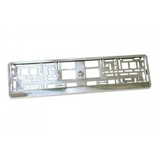 SUPER CHROME Car Number Plate Surround Holder FOR ANY CAR VAN TRAILER M