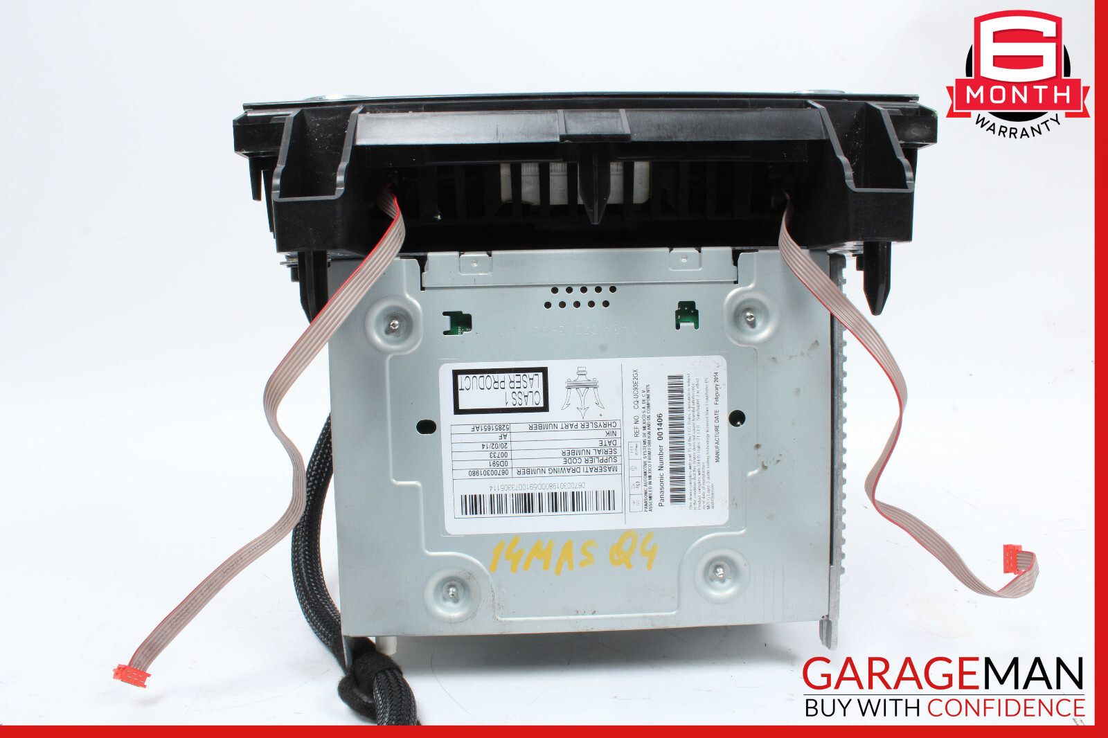 14-17 Maserati Ghibli Radio CD Player Head Unit Receiver 06700301980 OEM