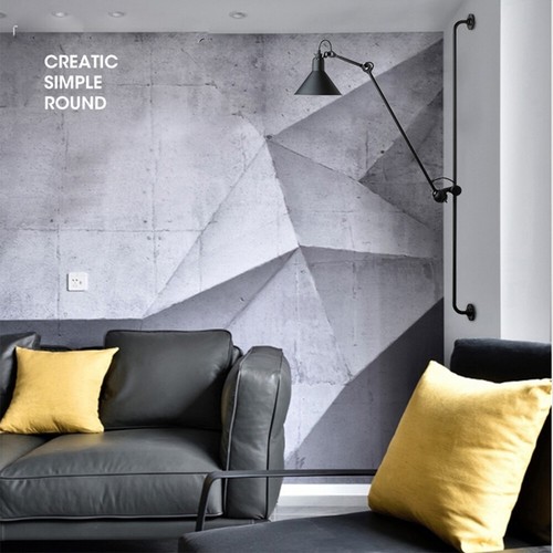 Industrial Swing Arm Wall Sconce Minimalism Modern Adjsustable Wall Lamp Fixture - Picture 7 of 12