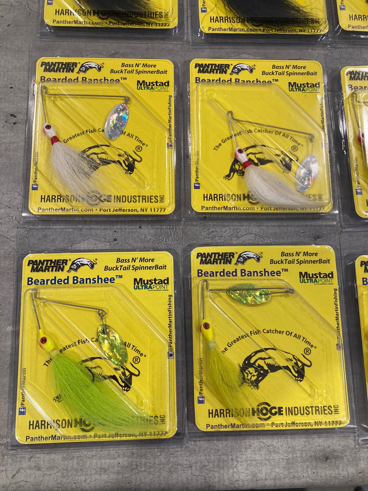 Lot of 28 Bearded Banshee 1/8 Oz Bucktail Spinner Baits - Panther Martin -Lot RQ - Image 6