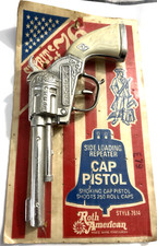 Vintage Roth American Spirit of 1776 Die Cast Toy Cap Pistol NEW IN BOX RARE 