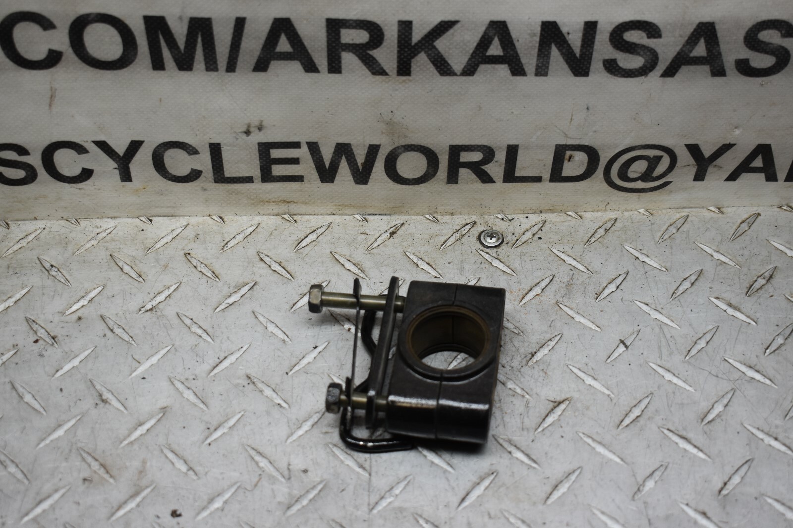 OB21 STEERING STEM CLAMP 02 YAMAHA WARRIOR YFM 350 2X4 ATV FREE US SHIP ACW eBay