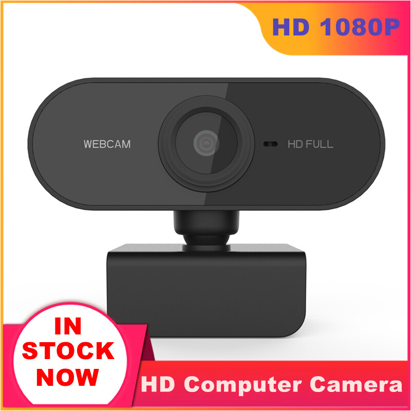 FullHD Mini Webcam 1080p with Microphone Laptop Streaming 360  Rotation HD USB