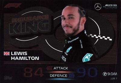 Lewis Hamilton 2023 Topps Turbo Attax F1 #JUM 7 Mercedes-AMG Petronas