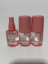Lip Smacker Hair  Body Mist 1.98 Fl Oz Strawberry Lot of 3