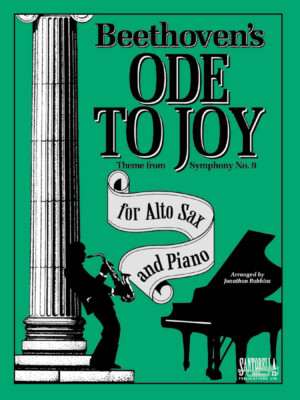 Ode to Joy for Alto Sax & Piano * Shipped Directly from Publisher! 