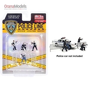 1:64 DIECAST FIGURE SET Police Line 1 * AD-76493 - Picture 2 of 4