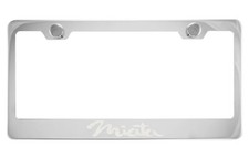 Chrome License Plate Frame For Miata