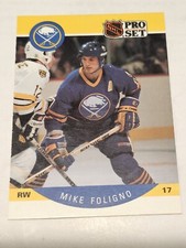 1990-91 Pro Set Mike Foligno #20 Sabres