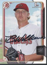 Arizona Diamondbacks BRECKIN WILLIAMS Signed 2015 Bowman Card